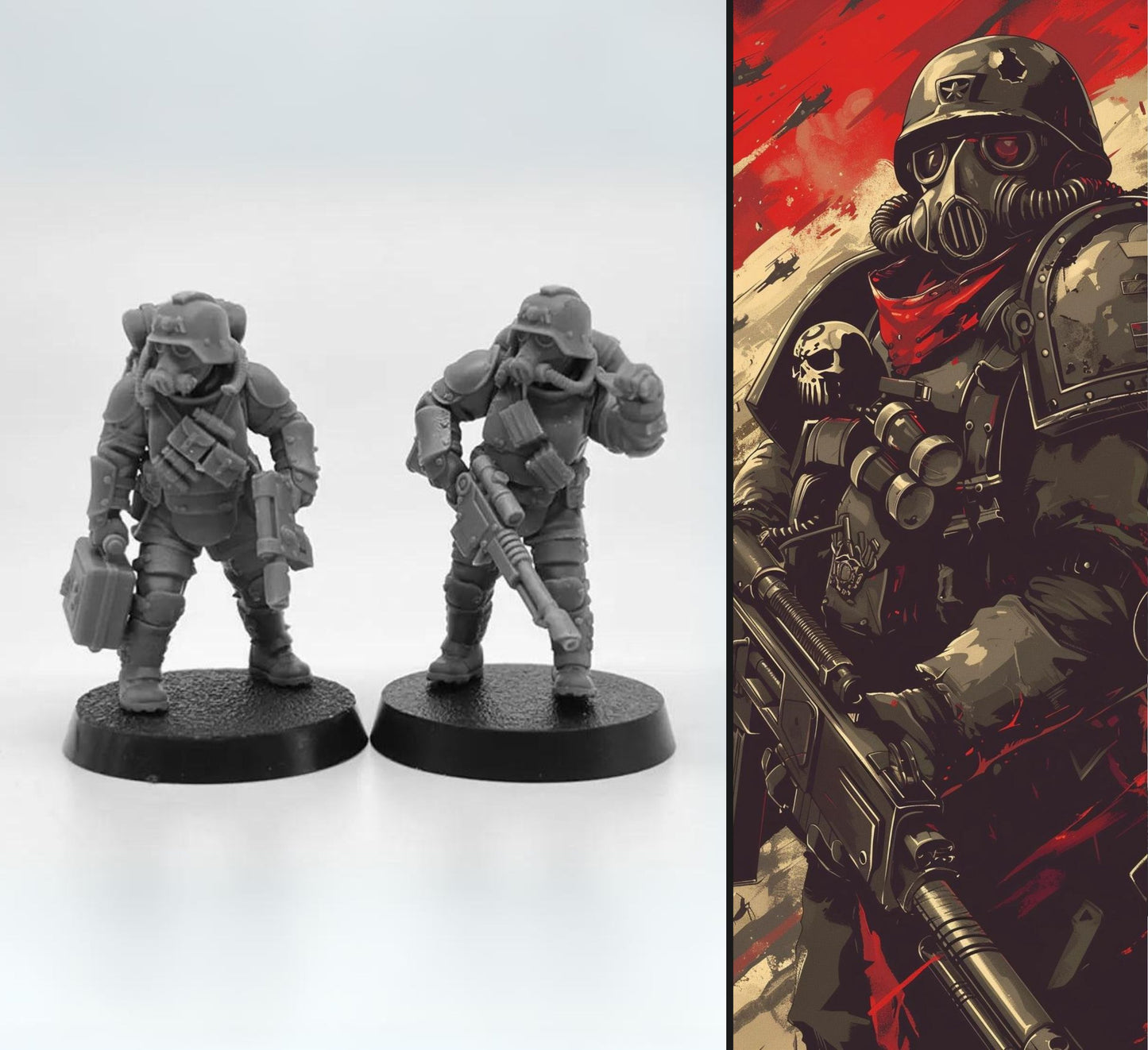 "Iron Resolve: The Steel Legion" 18+ Collector's Models