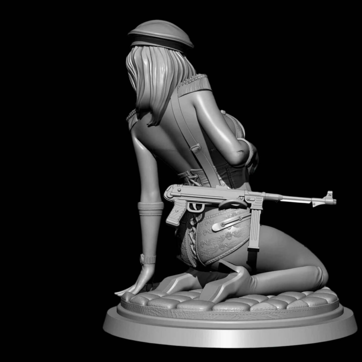 18+ Collector's 3D Printed Model:  1/18 Resin model kits figure DIY self-assembled.