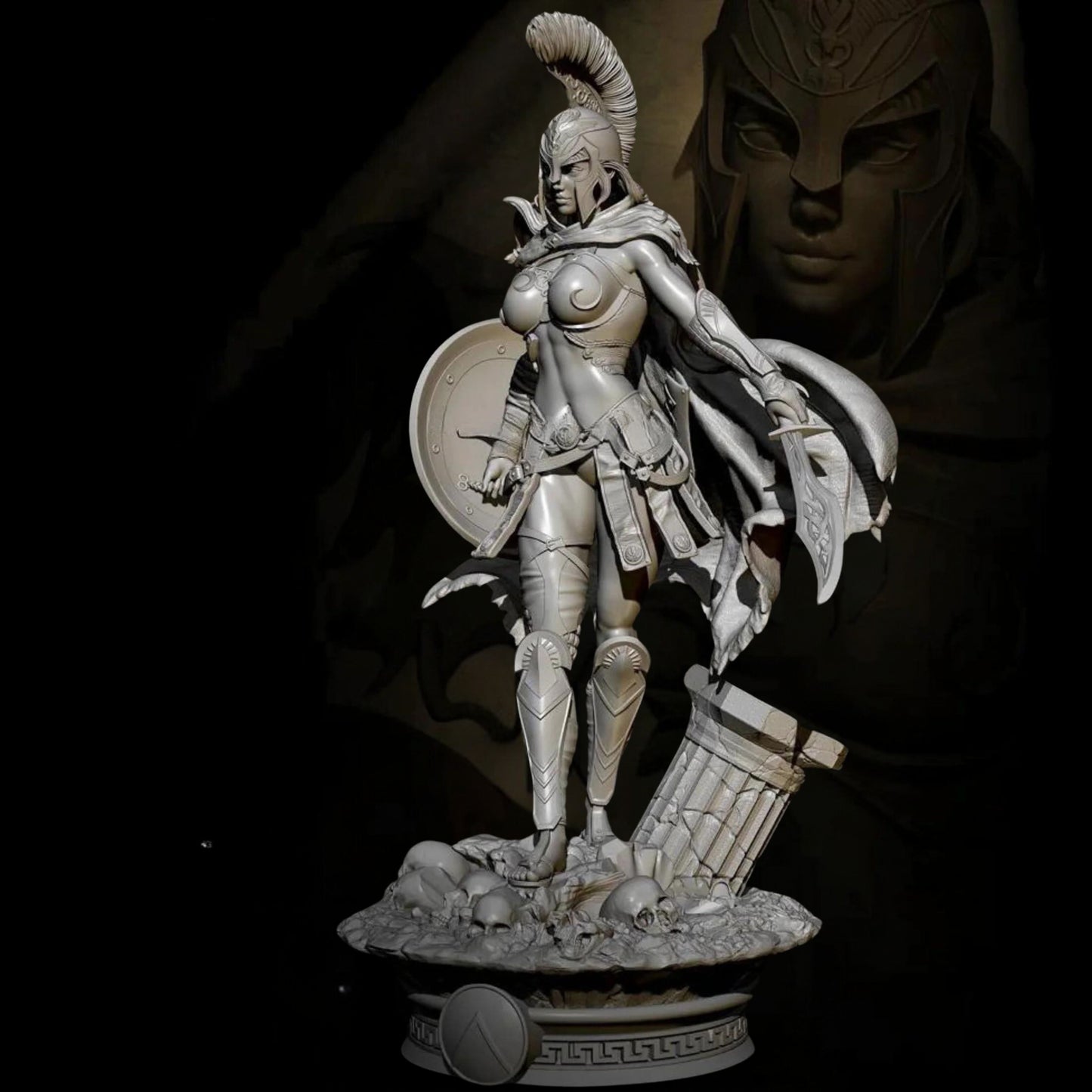 18+ Collector's 3D Printed Model: 1/24 Resin model kits DIY figure toy beauty self-assembled.