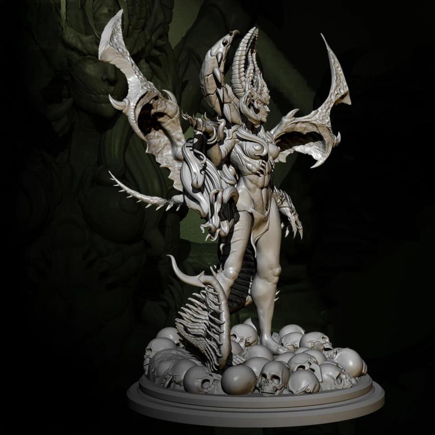 18+ Collector's 3D Printed Model: 88mm Resin model kits figure beauty colorless and self-assembled.