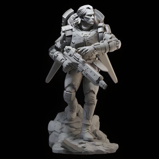 18+ Collector's 3D Printed Model: 1/24 Die-cast Resin Model Assembly Kit Sci-fi Magic Figure Model Unpainted Free Shipping