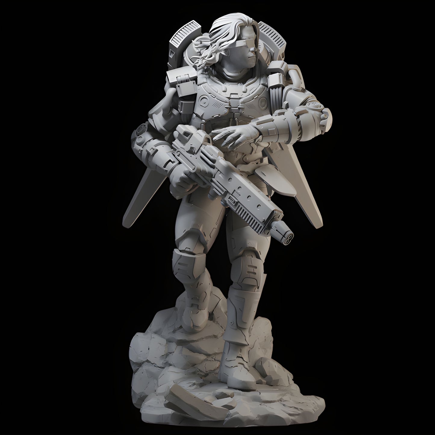 18+ Collector's 3D Printed Model: 1/24 Die-cast Resin Model Assembly Kit Sci-fi Magic Figure Model Unpainted Free Shipping