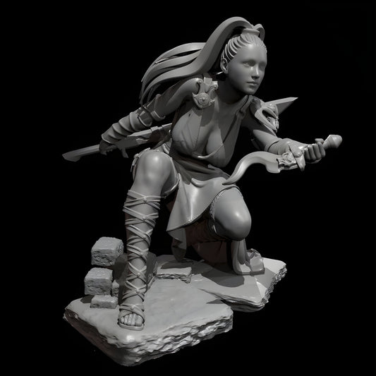18+ Collector's 3D Printed Model: 40mm 65mm Resin model kits figure beauty colorless and self-assembled （3D Printing ）