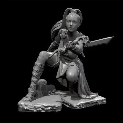 18+ Collector's 3D Printed Model: 40mm 65mm Resin model kits figure beauty colorless and self-assembled （3D Printing ）