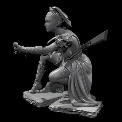 18+ Collector's 3D Printed Model: 40mm 65mm Resin model kits figure beauty colorless and self-assembled （3D Printing ）