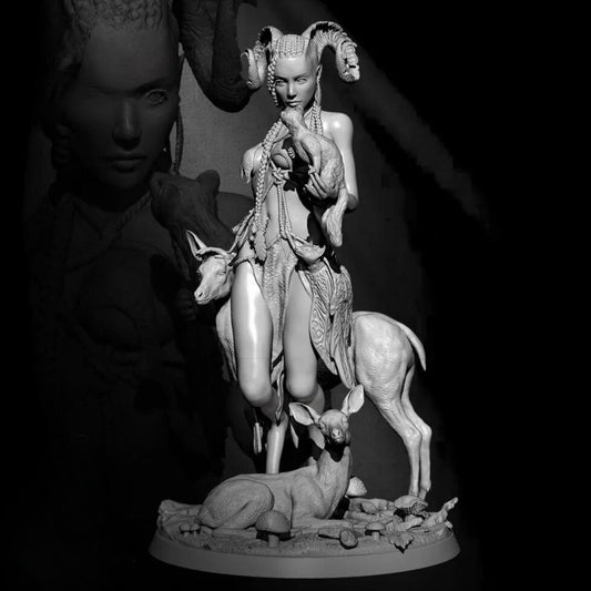 18+ Collector's 3D Printed Model: 1/24 Resin model kits figure beauty colorless and self-assembled.