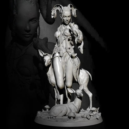 18+ Collector's 3D Printed Model: 1/24 Resin model kits figure beauty colorless and self-assembled.