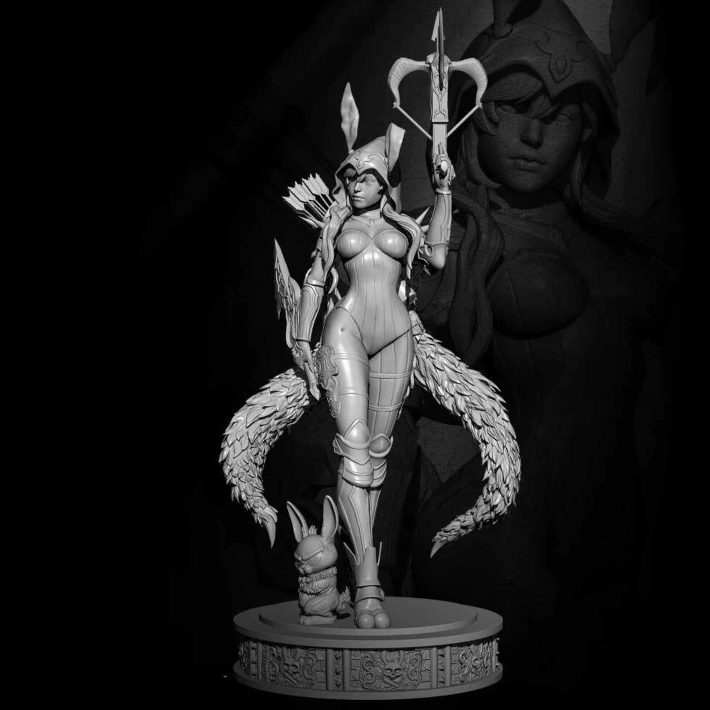 18+ Collector's 3D Printed Model: 75mm 1/24 Resin model kits figure beauty colorless and self-assembled.