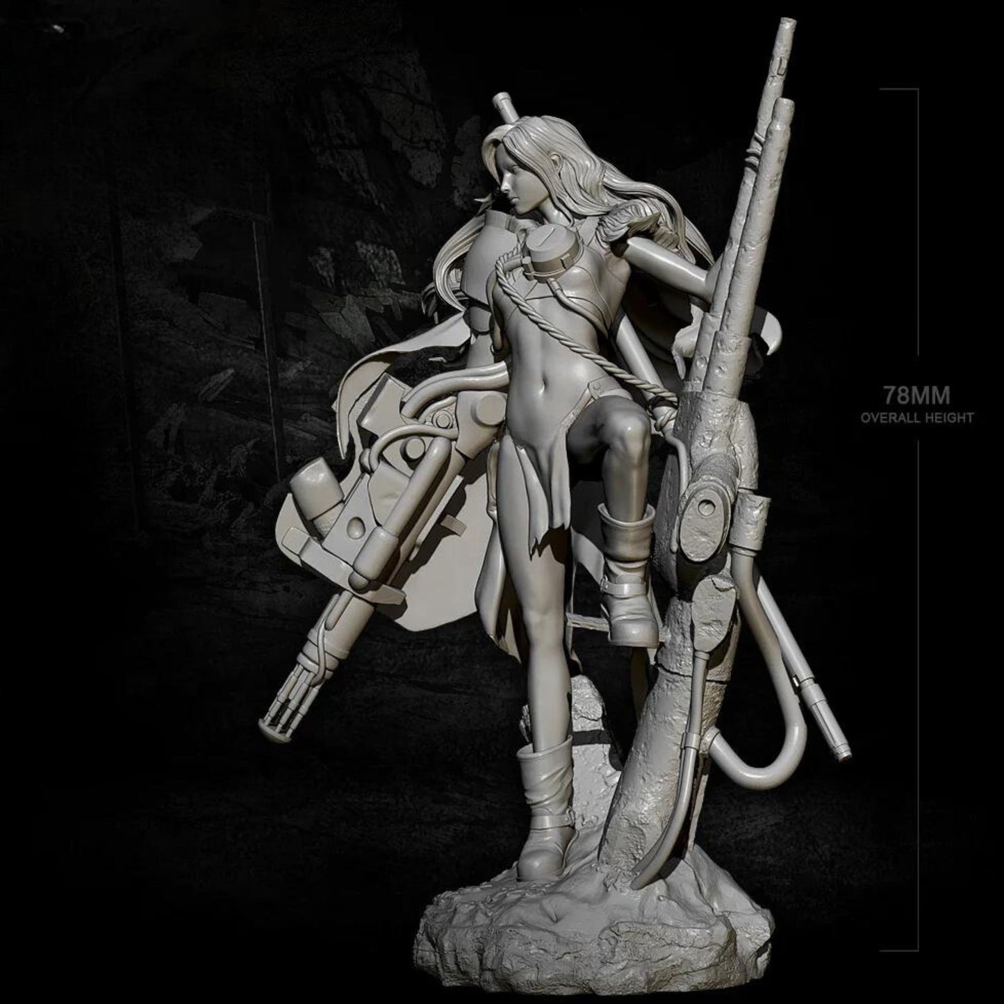 18+ Collector's 3D Printed Model: 78mm Resin model kits figure self-assembled.