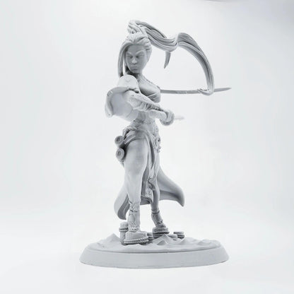 18+ Collector's 3D Printed Model: 76mm Resin model kits figure beauty colorless and self-assembled