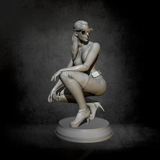 18+ Collector's 3D Printed Model: 1/24 Resin model kits beauty self-assemlbed.