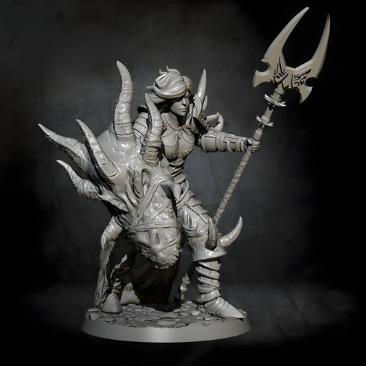 18+ Collector's 3D Printed Model: 55mm Resin model Kits Dragon Slaughter figure  self-assembled.