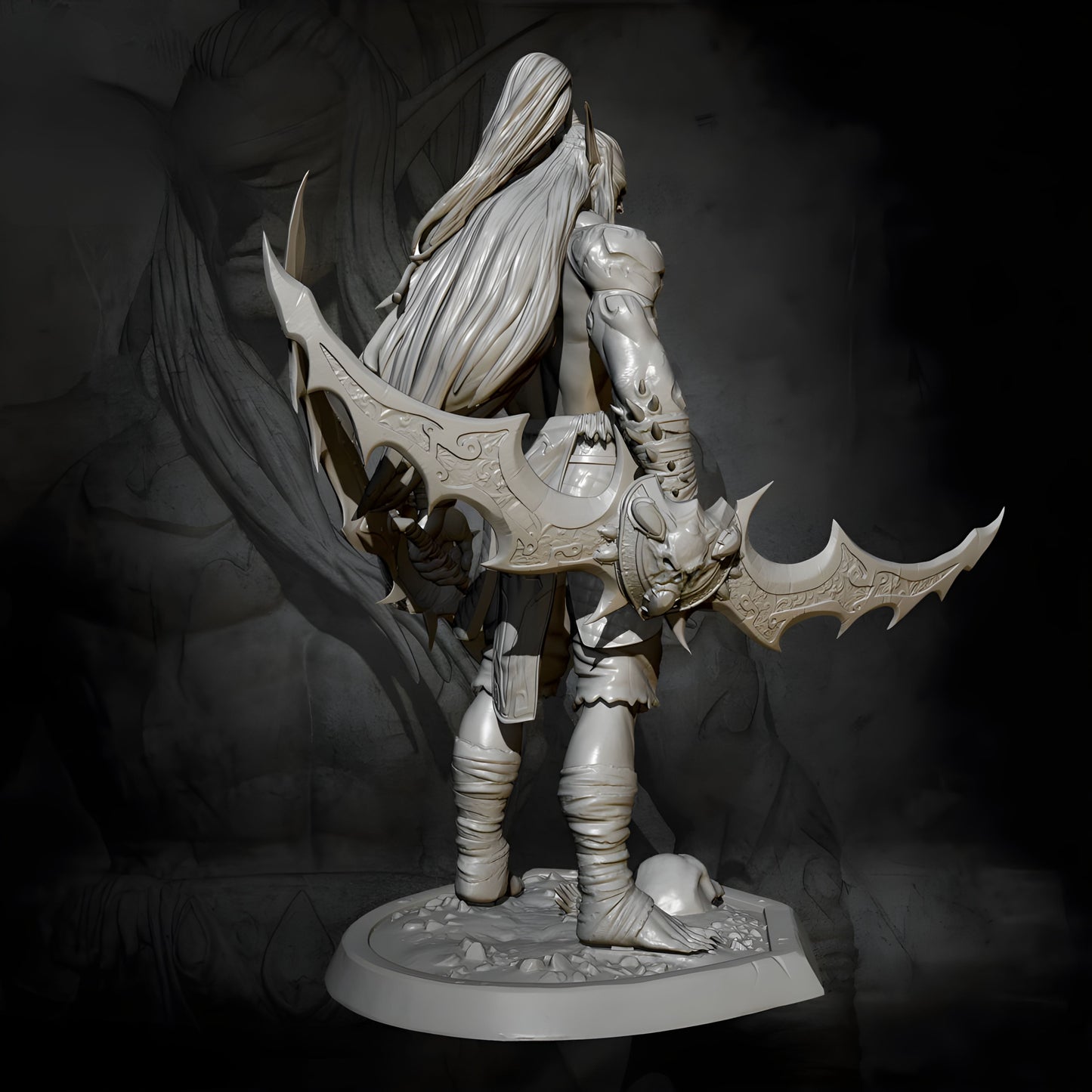 18+ Collector's 3D Printed Model: 75MM Resin model kits self-assemlbed.