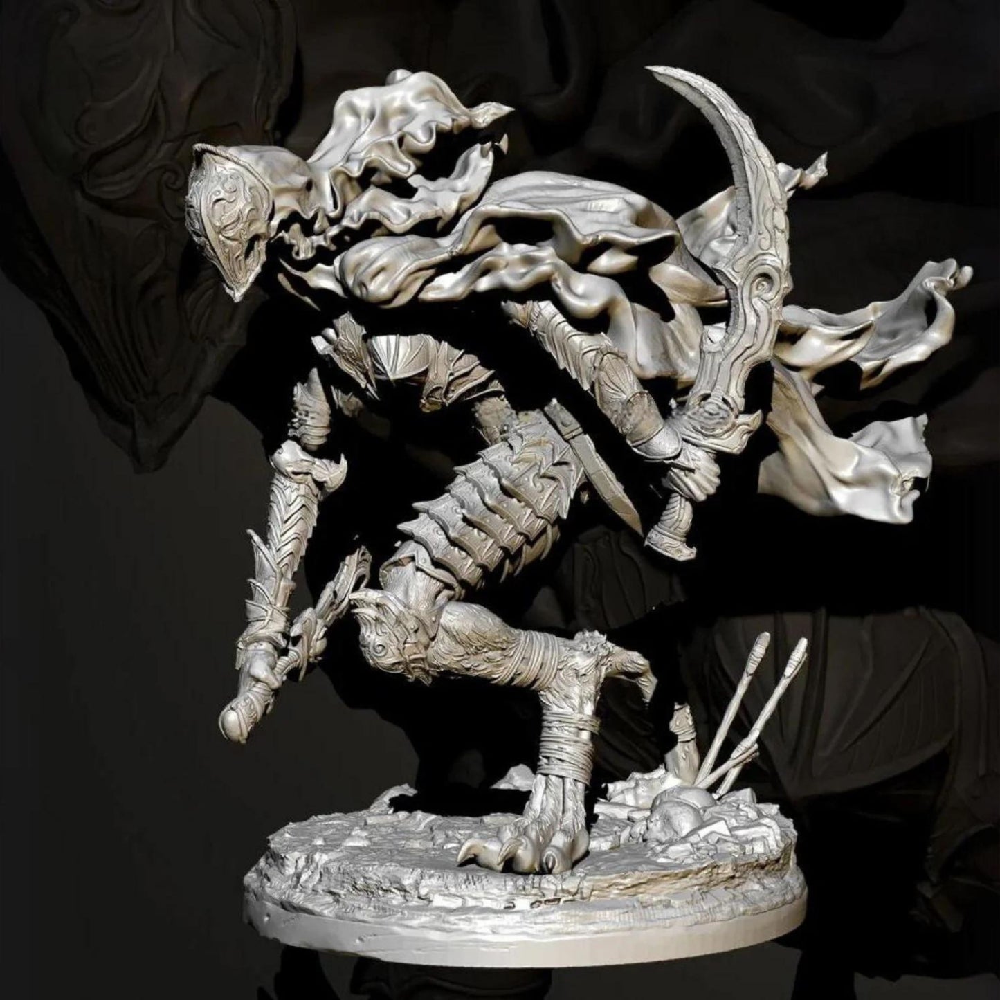 18+ Collector's 3D Printed Model: 55mm 75mm Resin figure model kit DIY colorless and self-assembled TD-4050