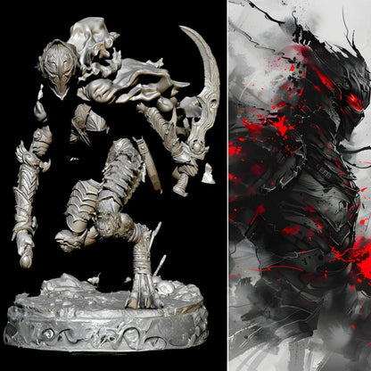 18+ Collector's 3D Printed Model: 55mm 75mm Resin figure model kit DIY colorless and self-assembled TD-4050