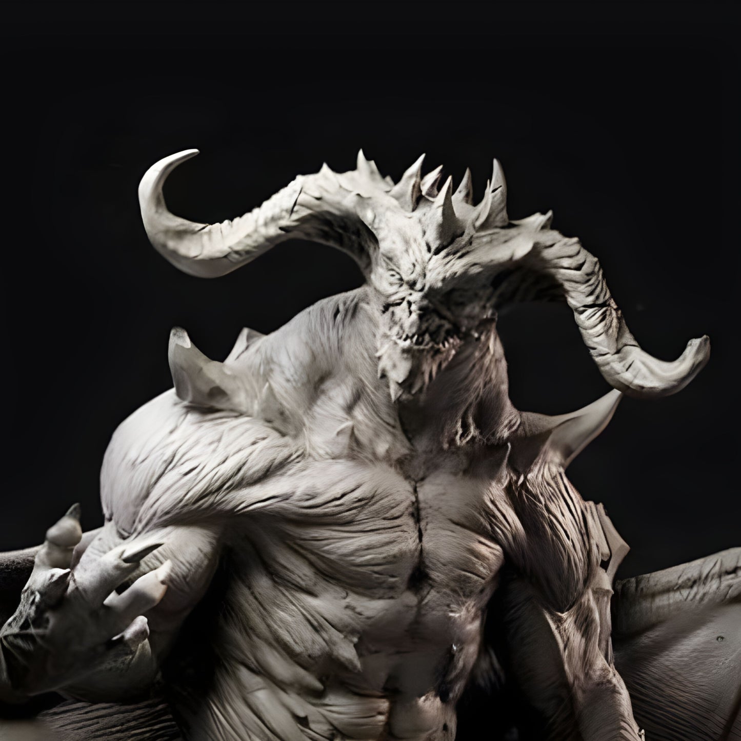18+ Collector's 3D Printed Model:  1/24 75mm 1/18 100mm Resin Model Kits Beast king Figure Unpainted No Color RW-332