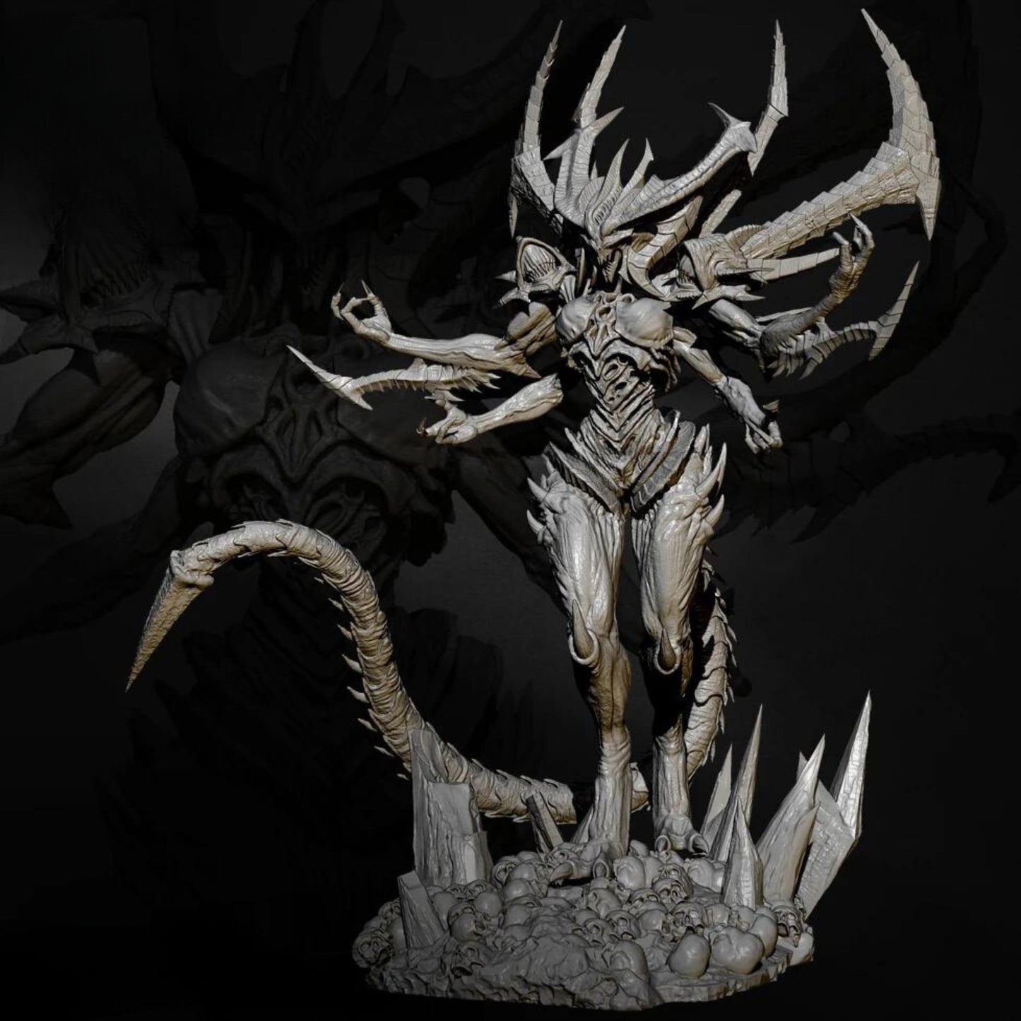 18+ Collector's 3D Printed Model: H125mm Resin model kits figure DIY toy self-assembled.