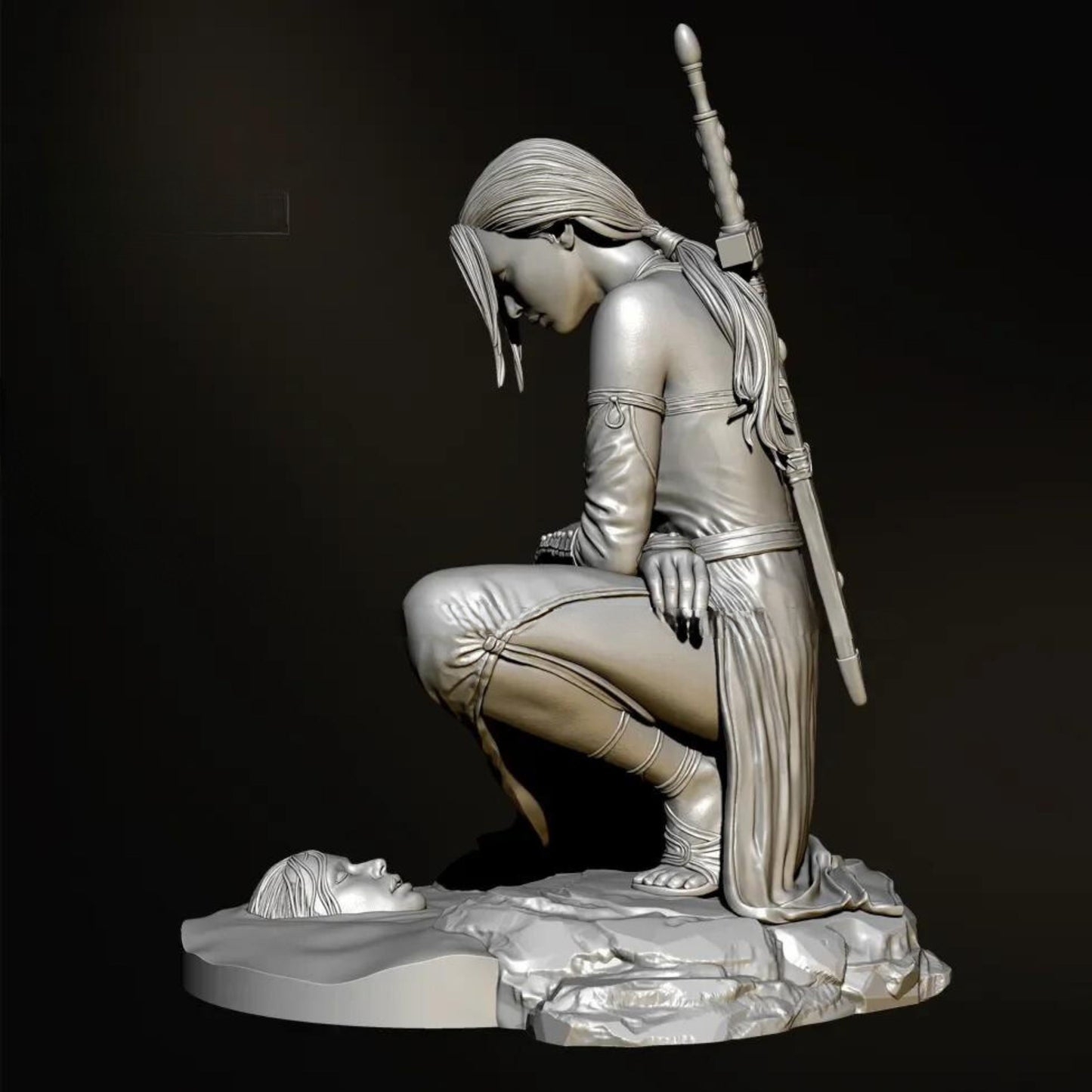 18+ Collector's 3D Printed Model: 50mm 75mm Resin model kits figure beauty colorless and self-assembled （3D Printing ）