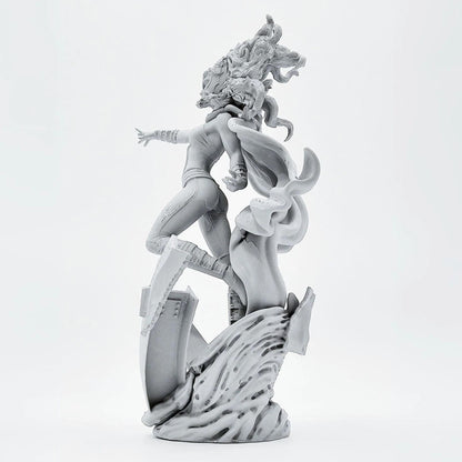 18+ Collector's 3D Printed Model: 1/24 Resin model kits figure beauty colorless and self-assembled