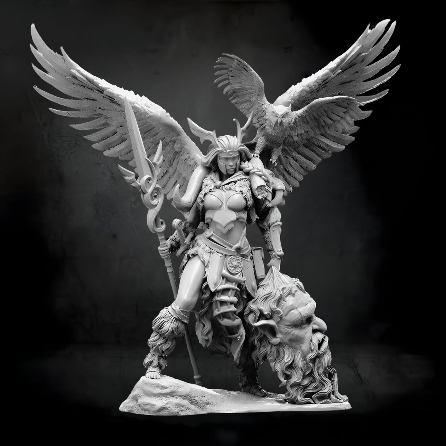 18+ Collector's 3D Printed Model:  1/24 Resin model kits DIY resin figure colorless and self-assembled.