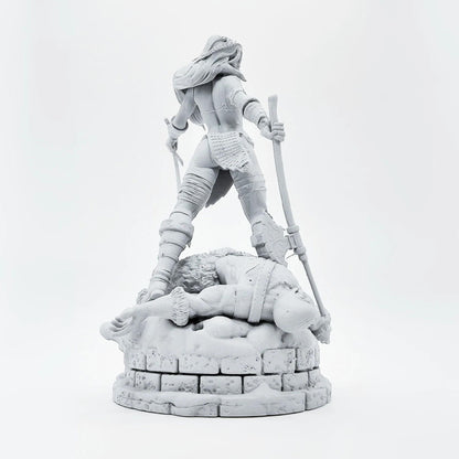 18+ Collector's 3D Printed Model: 1/24 Resin model kits figure beauty colorless and self-assembled