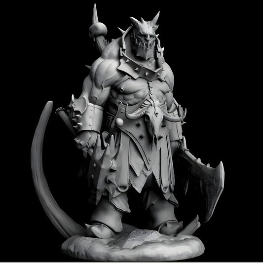 18+ Collector's 3D Printed Model: 75mm 1/24 Resin model kits figure colorless and self-assembled.