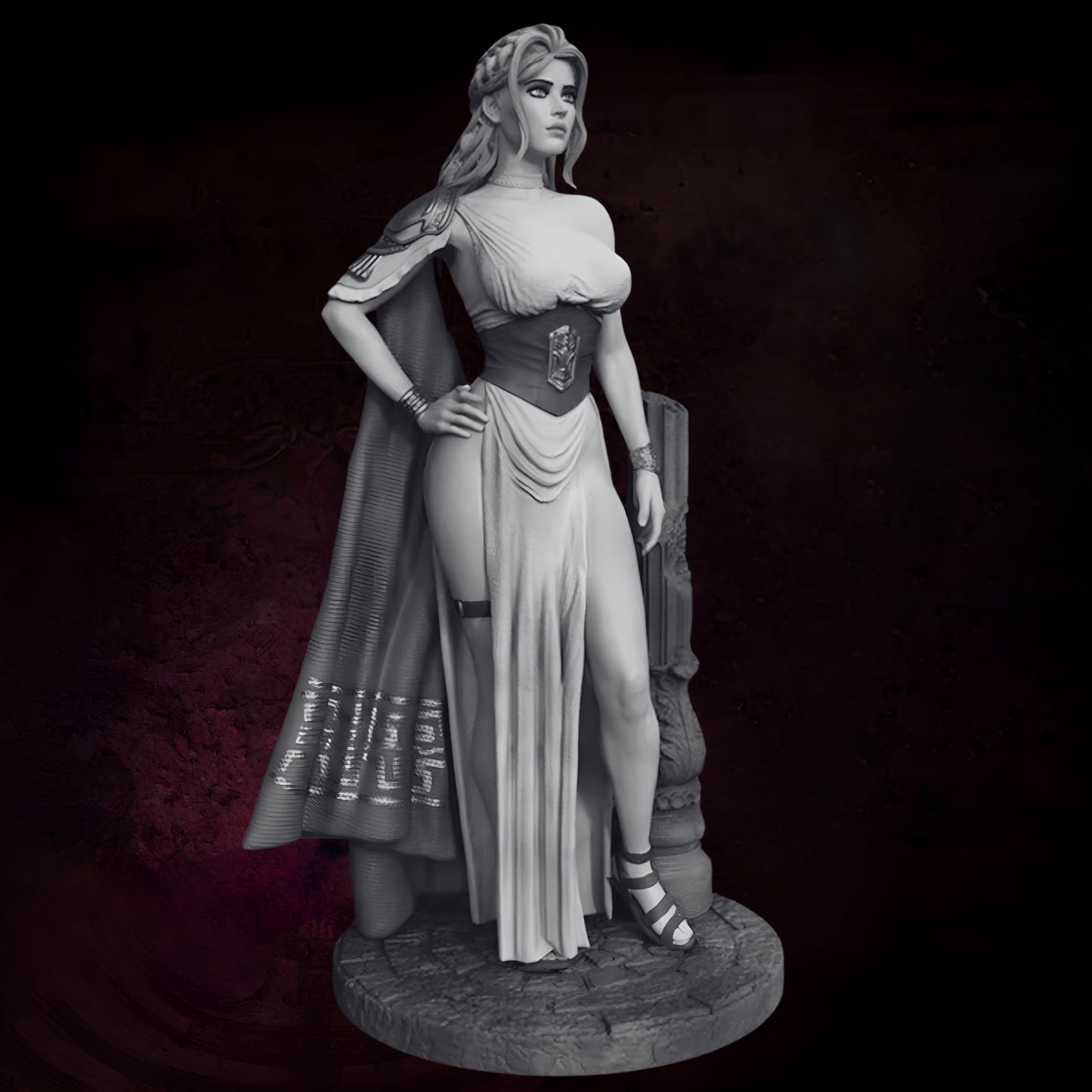18+ Collector's 3D Printed Model:  1/24  1/18  Resin Model Kit Greek Goddess Figure Sculpture  Unpainted No Color.