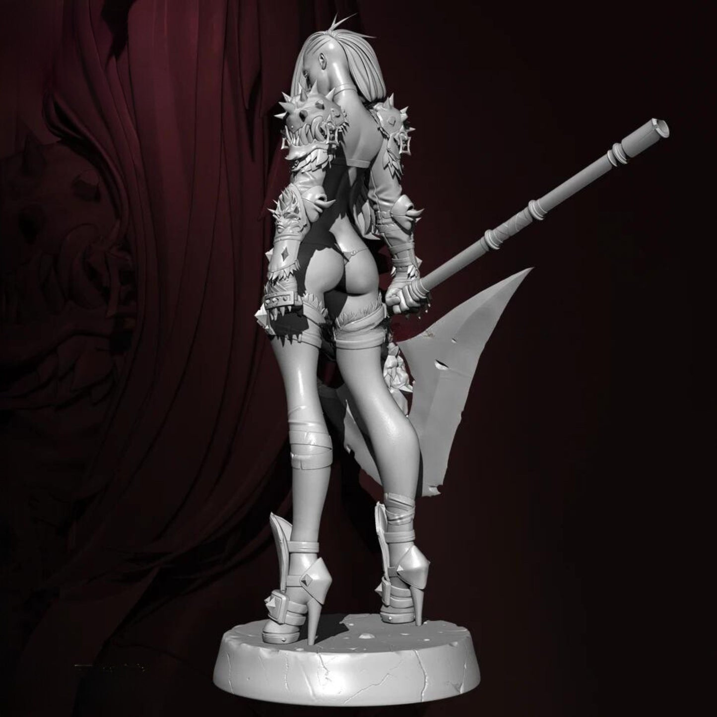 18+ Collector's 3D Printed Model: 78mm Resin model kits figure beauty colorless and self-assembled.