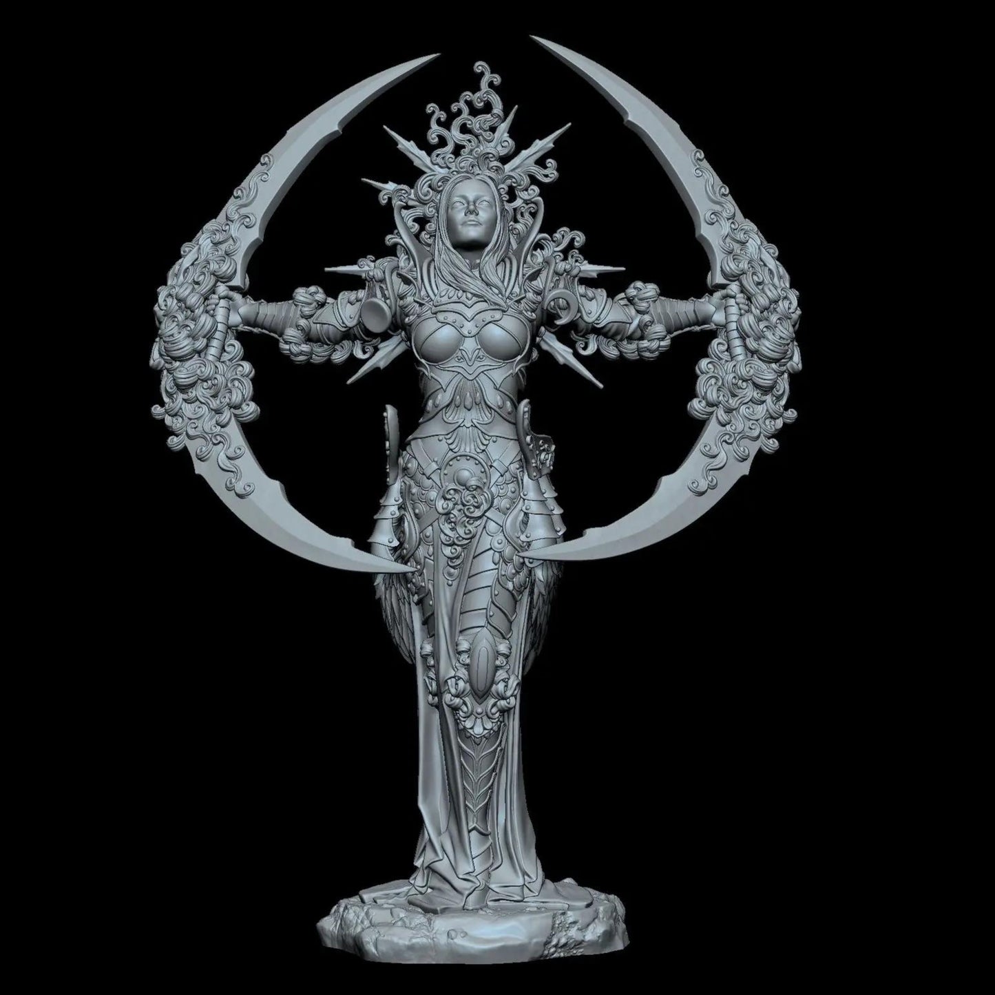 18+ Collector's 3D Printed Model: 1/18 ANCIENT SOLDIER woman fantasy stand   Resin figure Model kits Miniature soldier Unassembled Unpainted