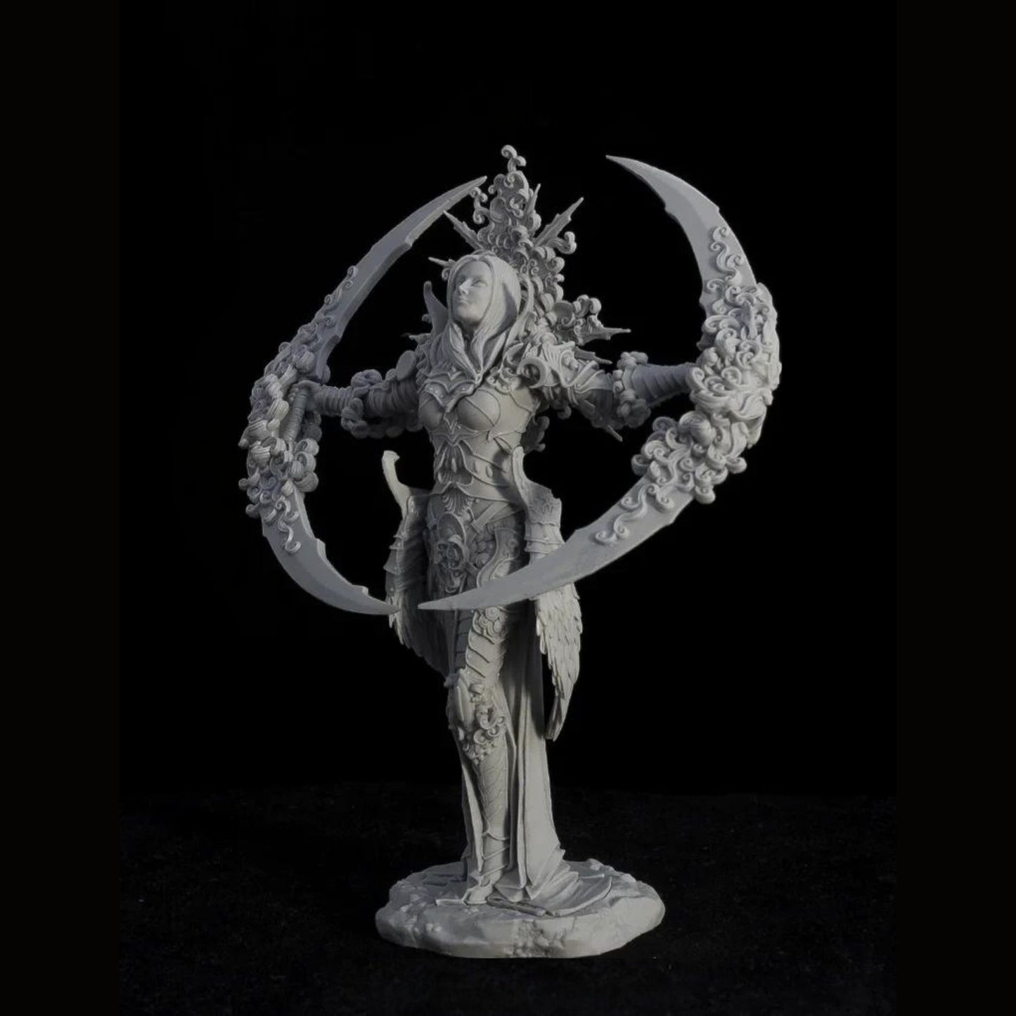 18+ Collector's 3D Printed Model: 1/18 ANCIENT SOLDIER woman fantasy stand   Resin figure Model kits Miniature soldier Unassembled Unpainted