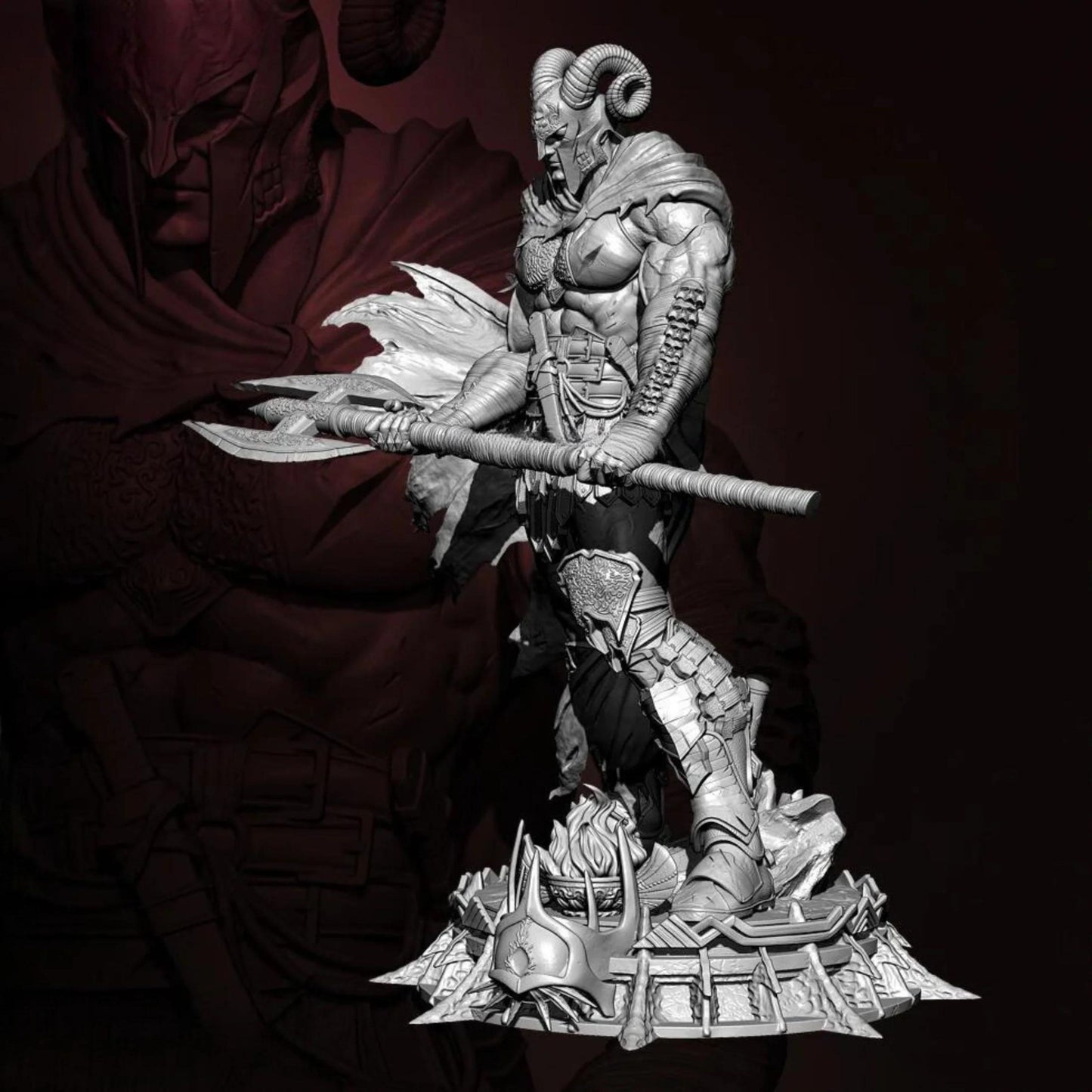 18+ Collector's 3D Printed Model:  85mm Resin model kits figure colorless and self-assembled.