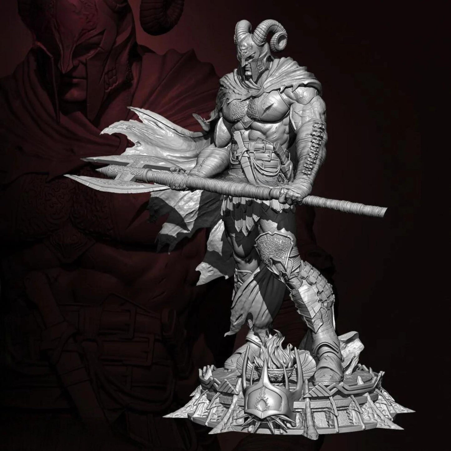 18+ Collector's 3D Printed Model:  85mm Resin model kits figure colorless and self-assembled.