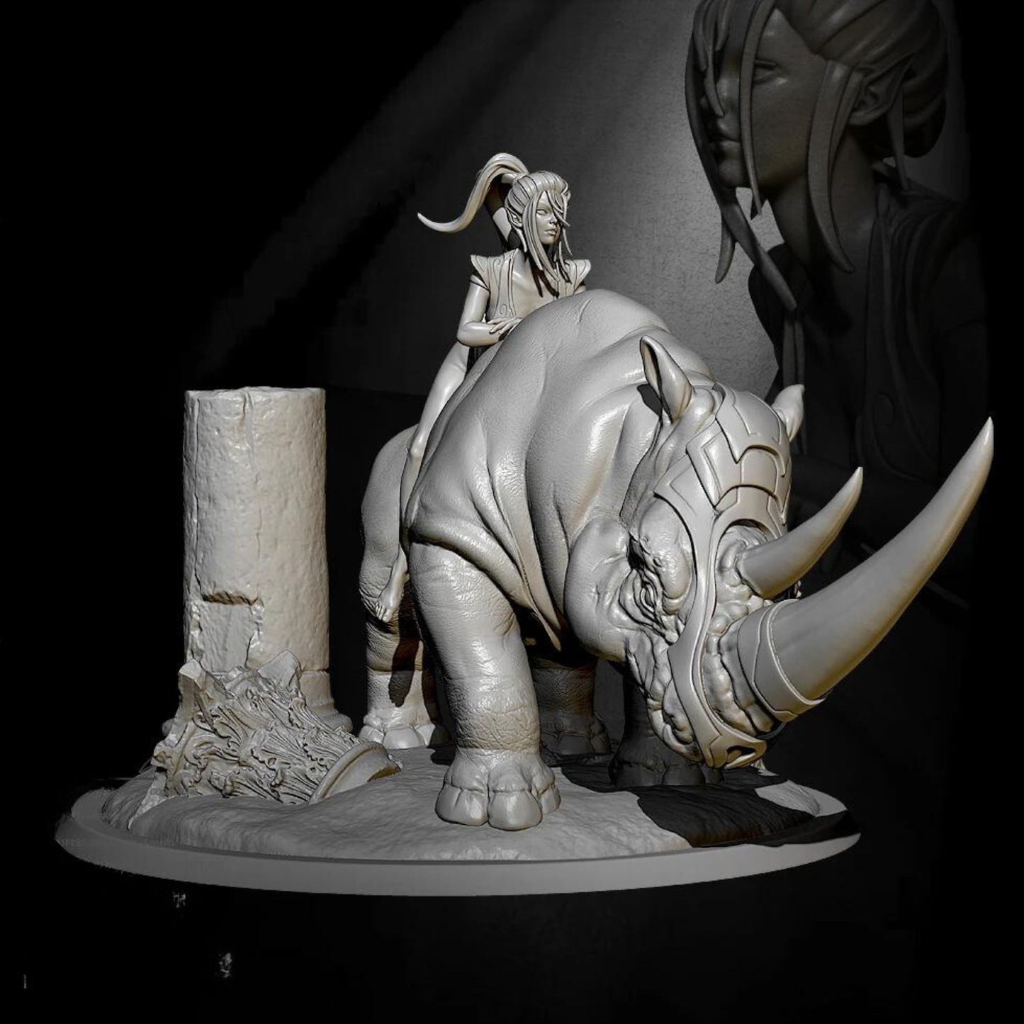 18+ Collector's 3D Printed Model:  1/35 Resin model kits figure colorless and self-assembled.