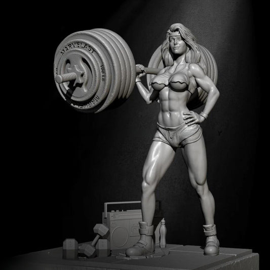18+ Collector's 3D Printed Model:  H75mm 1/24 Resin figure model kits DIY toy self-assembled.