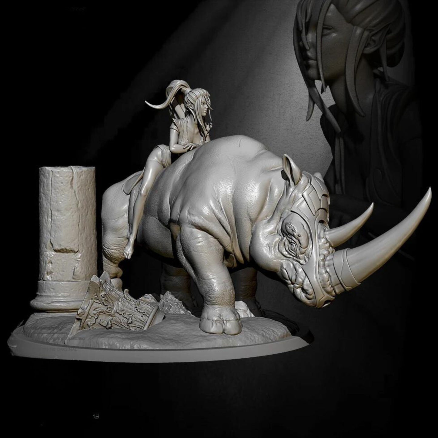 18+ Collector's 3D Printed Model:  1/35 Resin model kits figure colorless and self-assembled.