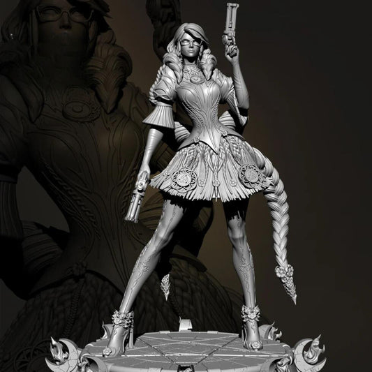 18+ Collector's 3D Printed Model:  55mm 80mm Resin model kits figure beauty colorless and self-assemble.