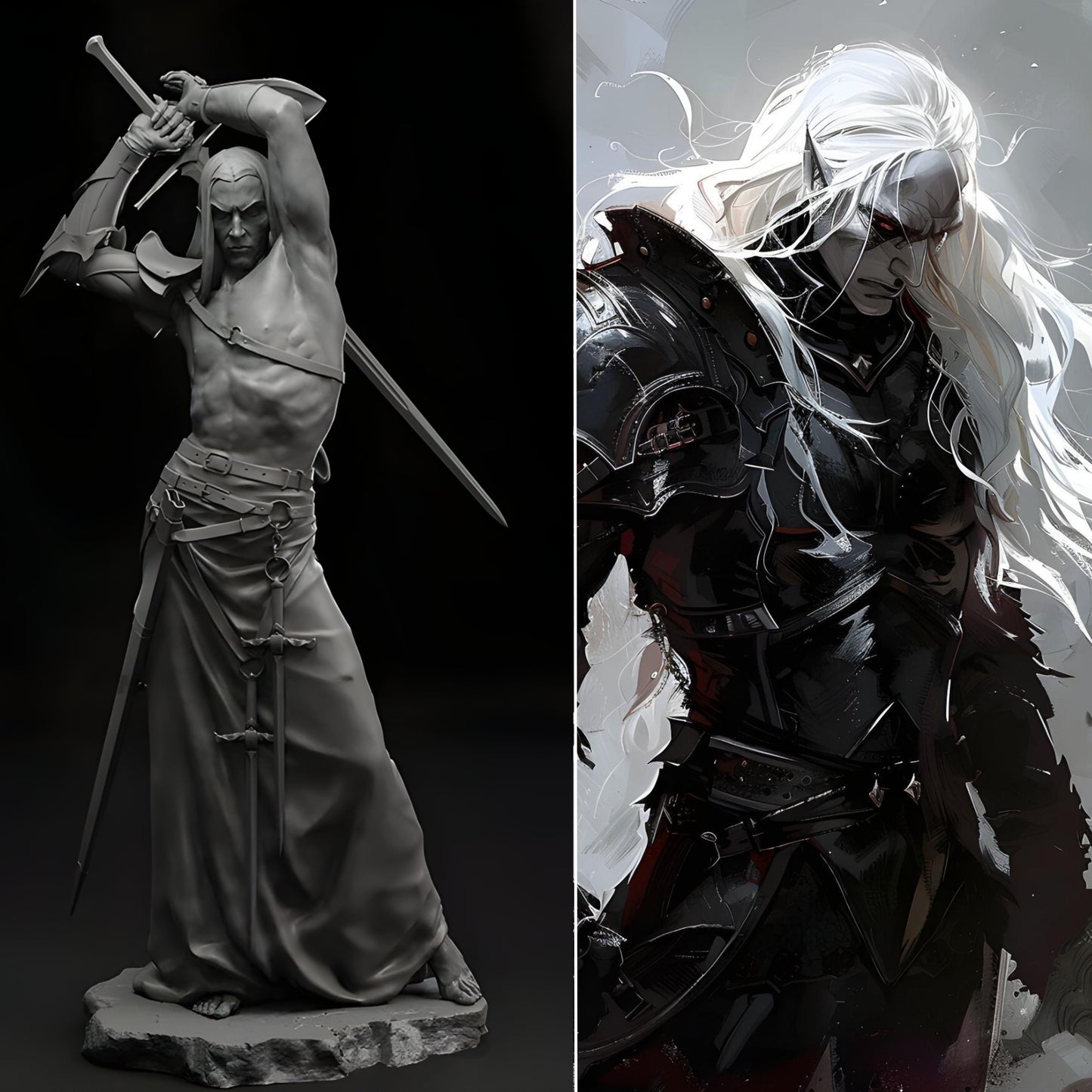 18+ Collector's 3D Printed Model: 75mm Resin model kits figure colorless and self-assembled A-1498