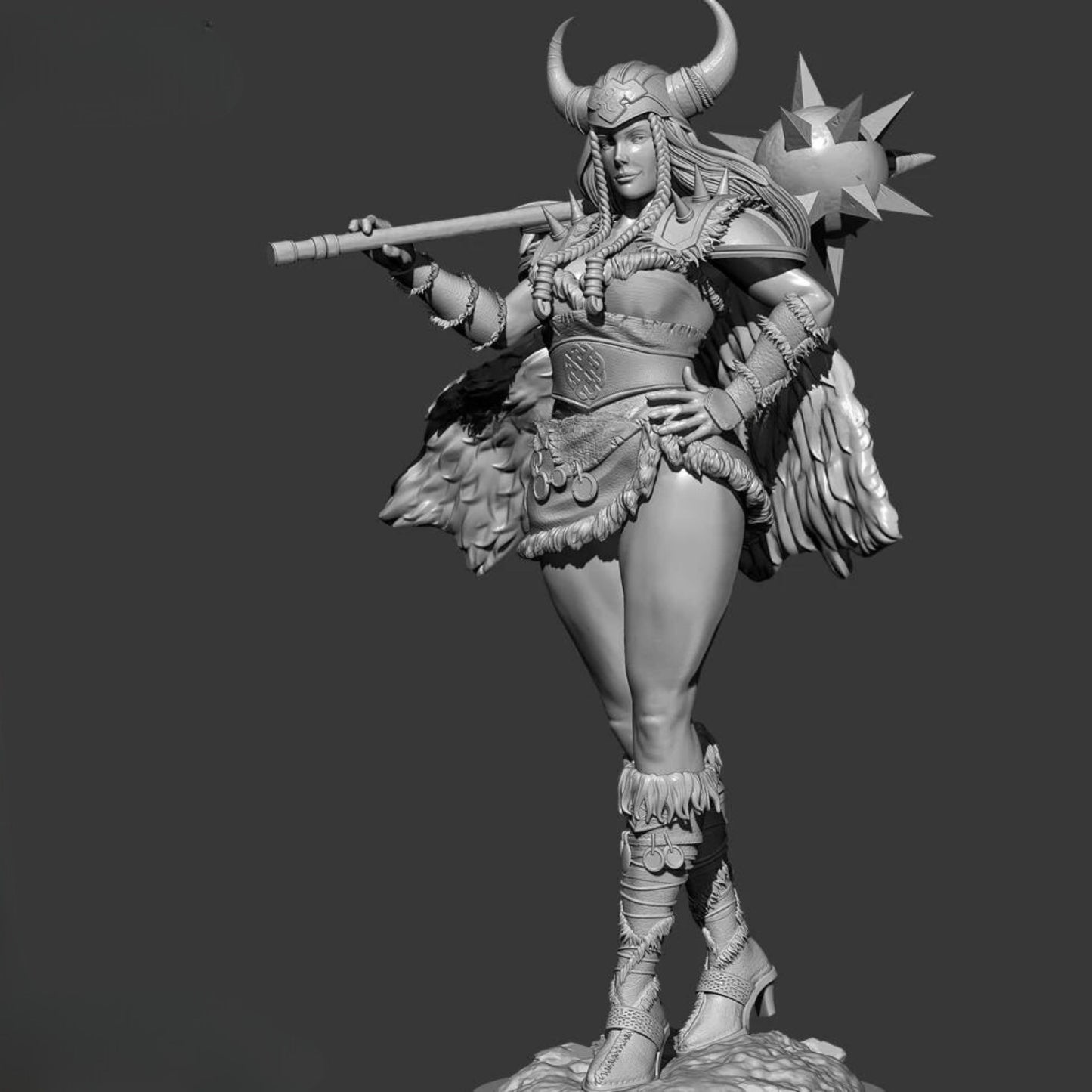 18+ Collector's 3D Printed Model: 78mm Resin model kits figure beauty colorless and self-assembled.