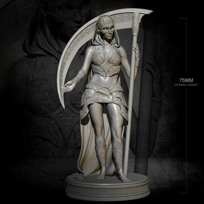 18+ Collector's 3D Printed Model: 75mm 1/24 Resin figure model kits DIY self-assembled.