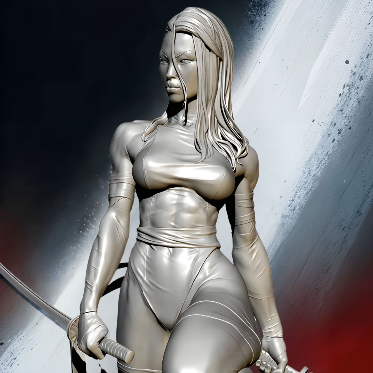 18+ Collector's 3D Printed Model: 50mm 75mm Resin model kits figure beauty colorless and self-assembled （3D Printing ).