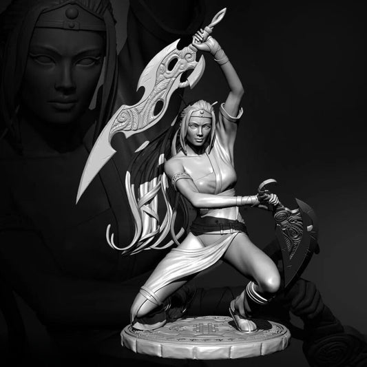 18+ Collector's 3D Printed Model:  76mm Resin model kits DIY figure beauty colorless and self-assembled.