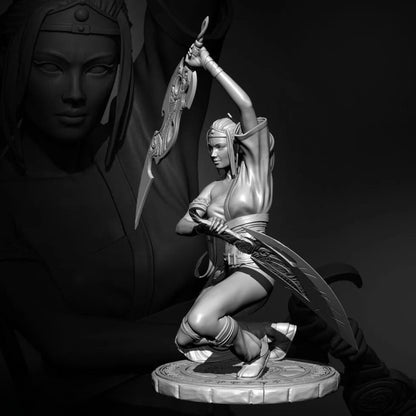 18+ Collector's 3D Printed Model:  76mm Resin model kits DIY figure beauty colorless and self-assembled.