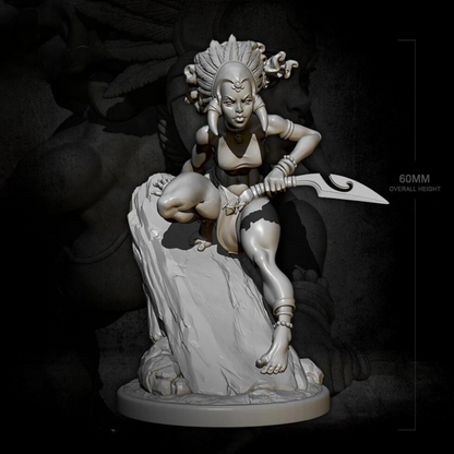 18+ Collector's 3D Printed Model: 60mm Resin model kits figure colorless and self-assembled.