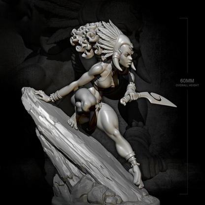 18+ Collector's 3D Printed Model: 60mm Resin model kits figure colorless and self-assembled.