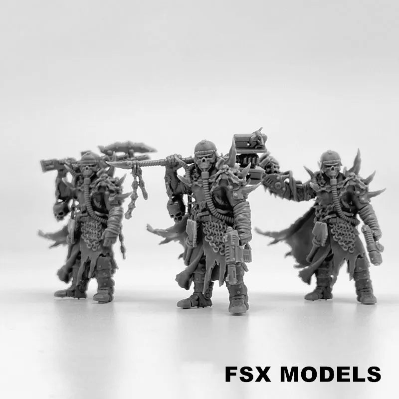 Renegade Death Division Commander Resin Model Kit Miniature Collection 28mm Scale Tabletop War Gaming Unpainted Soldier Figures