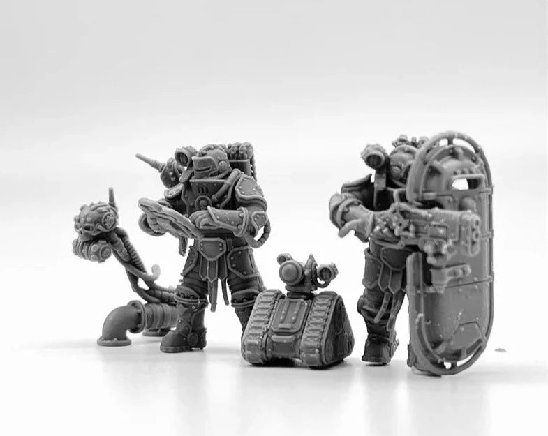 Kill Squad Imperial Force Resin Model Kit Miniature 28mm Scale Tabletop Gaming Unpainted Warchess Soldier Figures