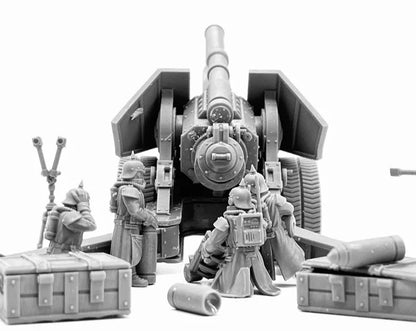 "Thunderstrike Cannonade: Valour Korps Heavy Artillery" 18+ Collector's Models