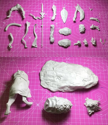 1/24  Resin Model Figure GK，Unassembled and unpainted kit