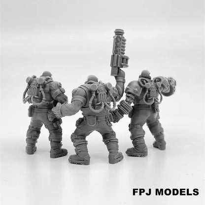 "The Crimson Titans: Bloodsteel Warriors" 18+ Collector's Model