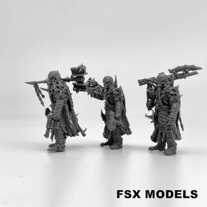 Renegade Death Division Commander Resin Model Kit Miniature Collection 28mm Scale Tabletop War Gaming Unpainted Soldier Figures